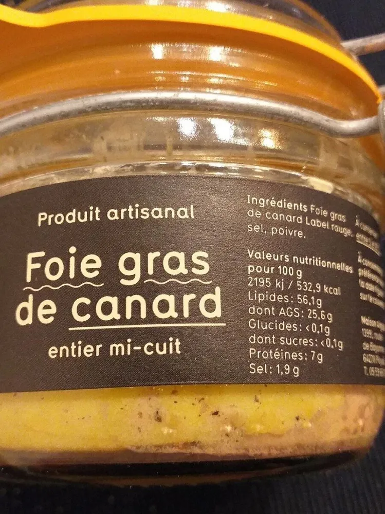 Foie gras de canard