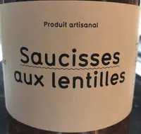 Saucisses aux lentilles