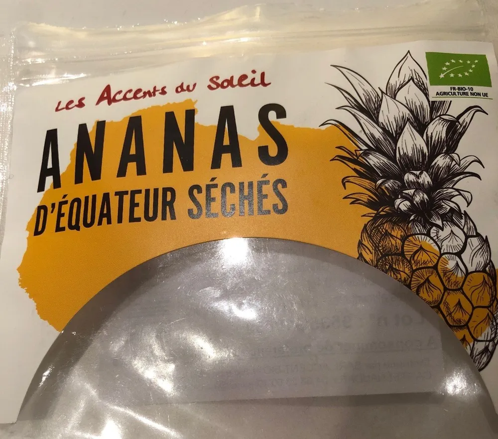 Ananas d'Équateur séchés bio