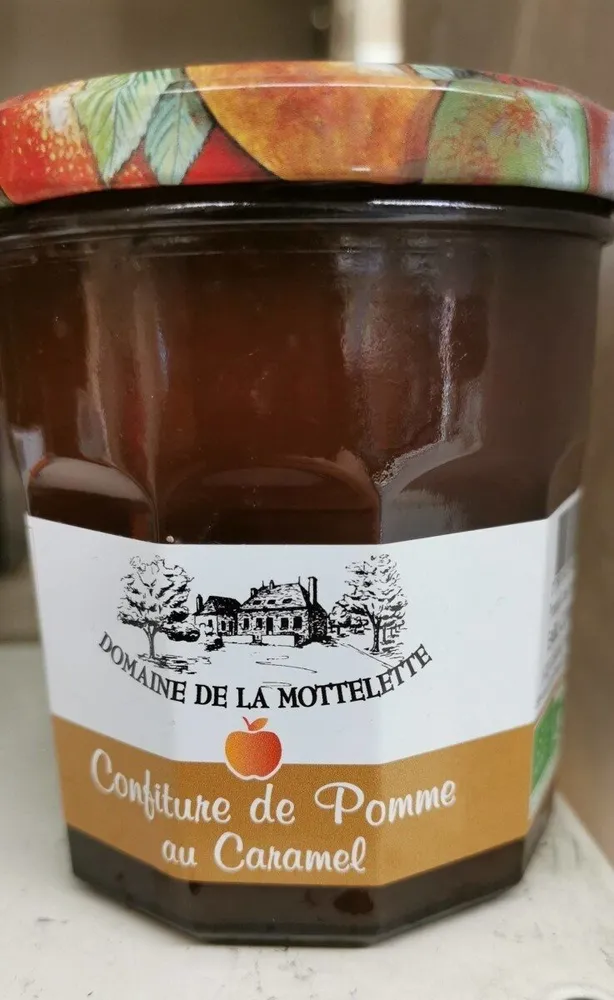 Confiture de pommes au caramel