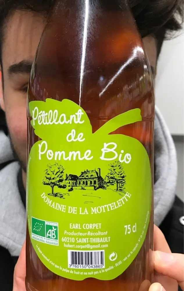 Pétillant de pomme Bio