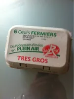 6 œufs fermiers Lebel Rouge
