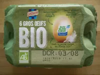 6 œufs BIO - Boite Compostable - LUSTUCRU