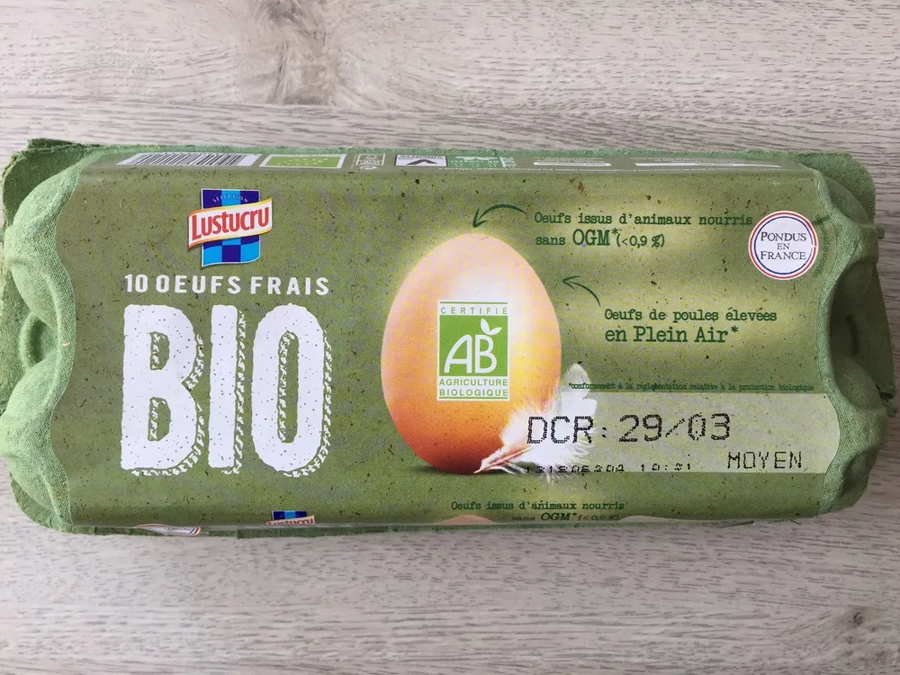 Œufs bio gros
