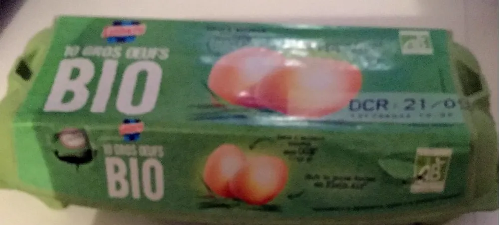 10 gros œufs bio