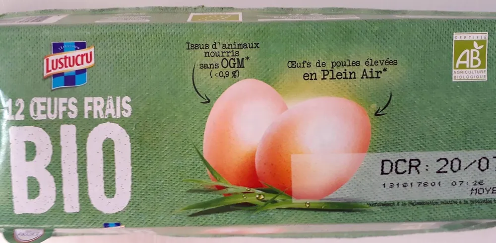 Oeufs frais bio