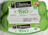 Œufs frais de poules bio