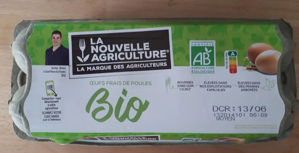 Oeufs frais de poules