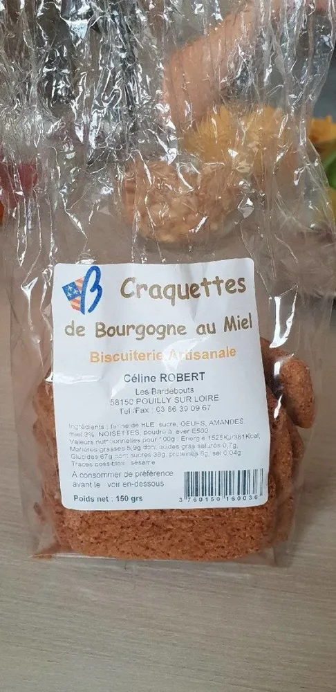 Craquettes de Bourgogne au miel