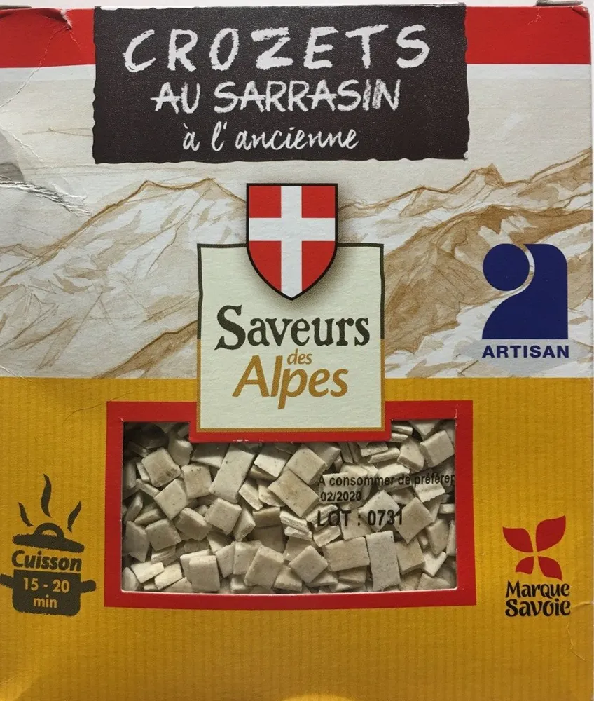 Crozets au sarrasin