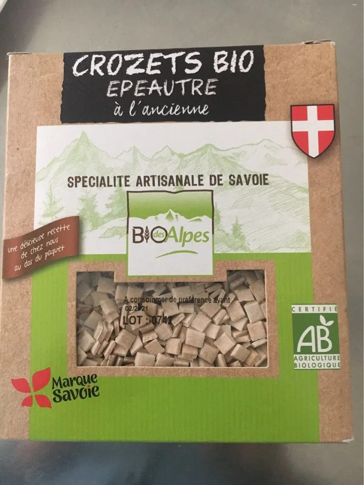 Crozets bio épeautre a l'ancienne