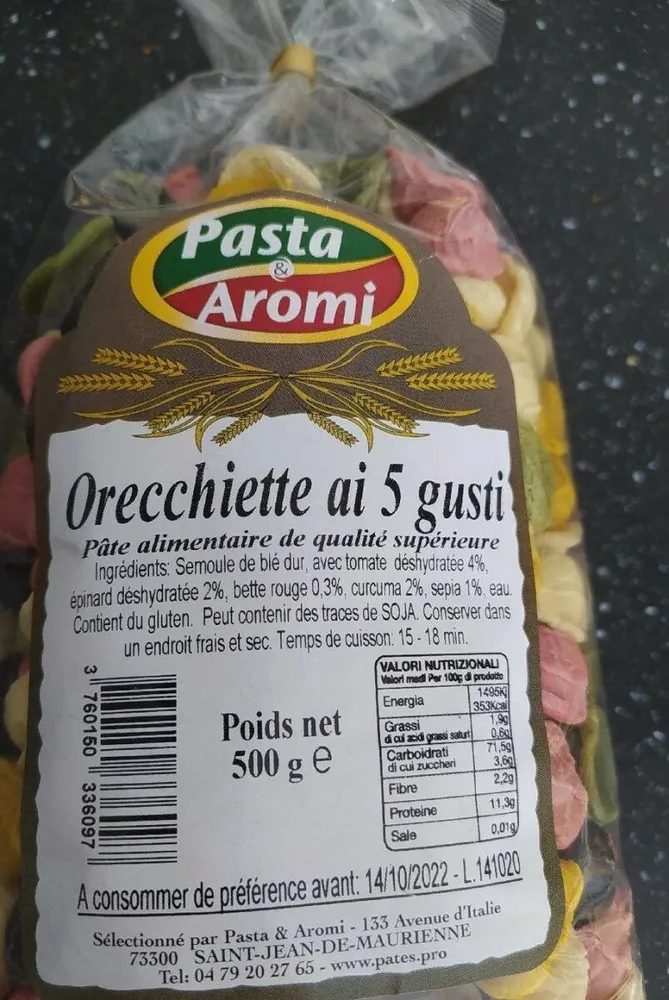 Orecchiette ai 5 gusti
