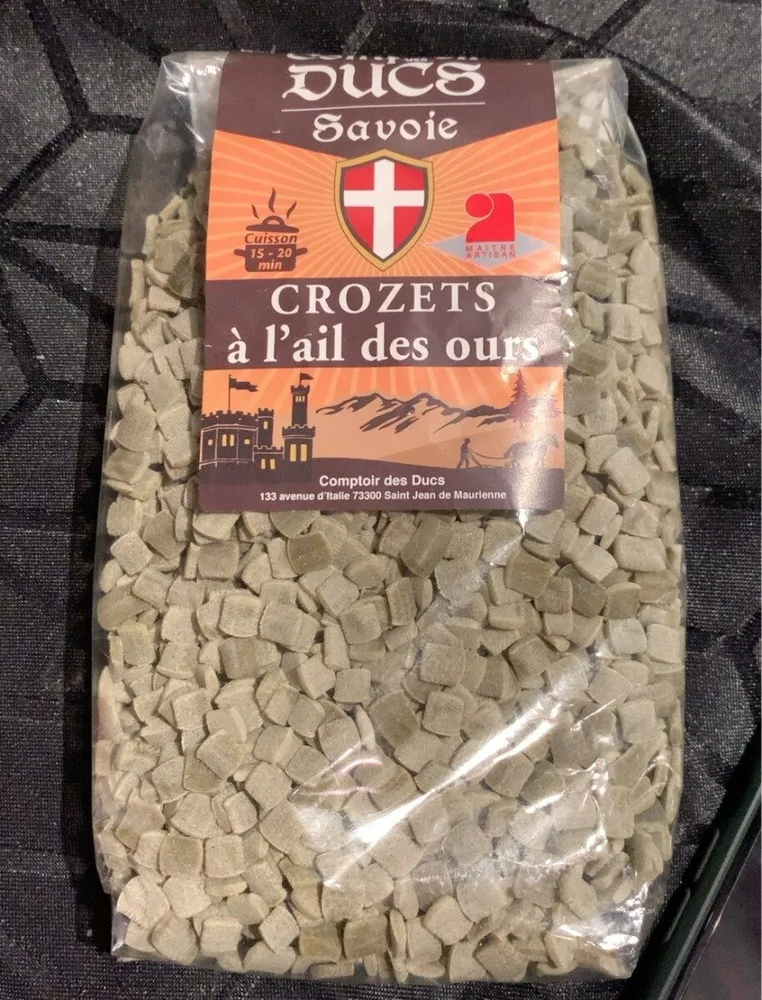 Crozets à l’ail des ours