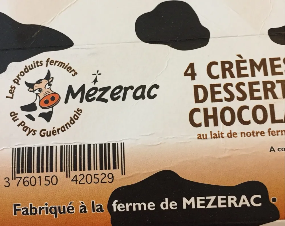 Crèmes dessert chocolat
