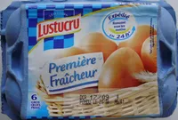 6 Gros Œufs Frais, Première Fraîcheur