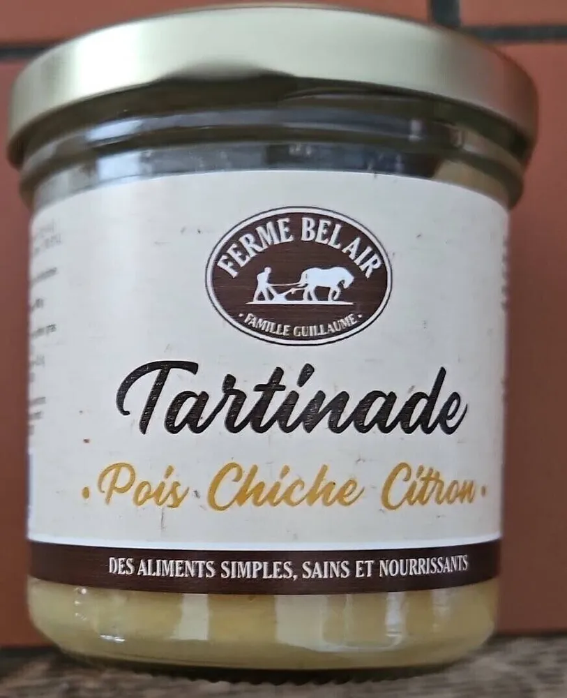 Tartinade pois chiche