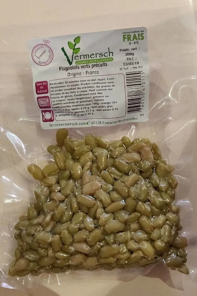 Flageolets verts précuits