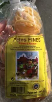 Pates fines d'alsace