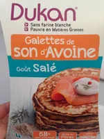 Galettes de son d'avoine goût salé