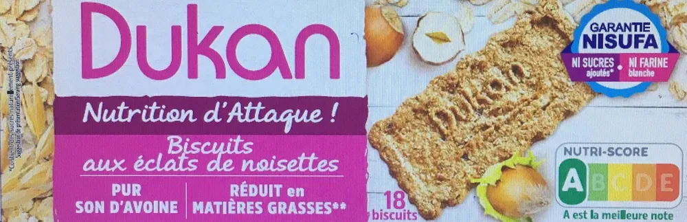 Biscuits aux éclats de noisettes