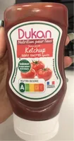 Ketchup sans sucres ajoutés
