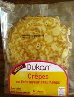 crêpes au tofu soyeux et konjac Dukan