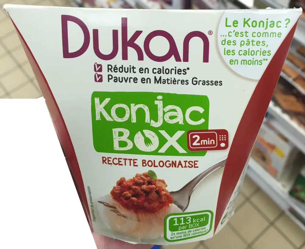 Konjac Box recette Bolognaise
