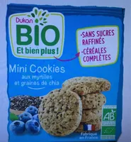 Cookies bio myrtilles et graines de chia