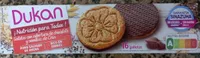 Galletas con cobertura de chocolate y semillas de chia