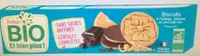 Biscuits orange sésame et chocolat noir bio