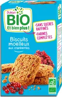Biscuits moelleux aux cranberries