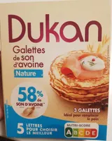 Galettes de son d'avoine nature