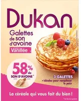 Galette de son d'avoine vanillée