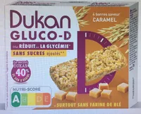 Barres gluco-D saveur caramel