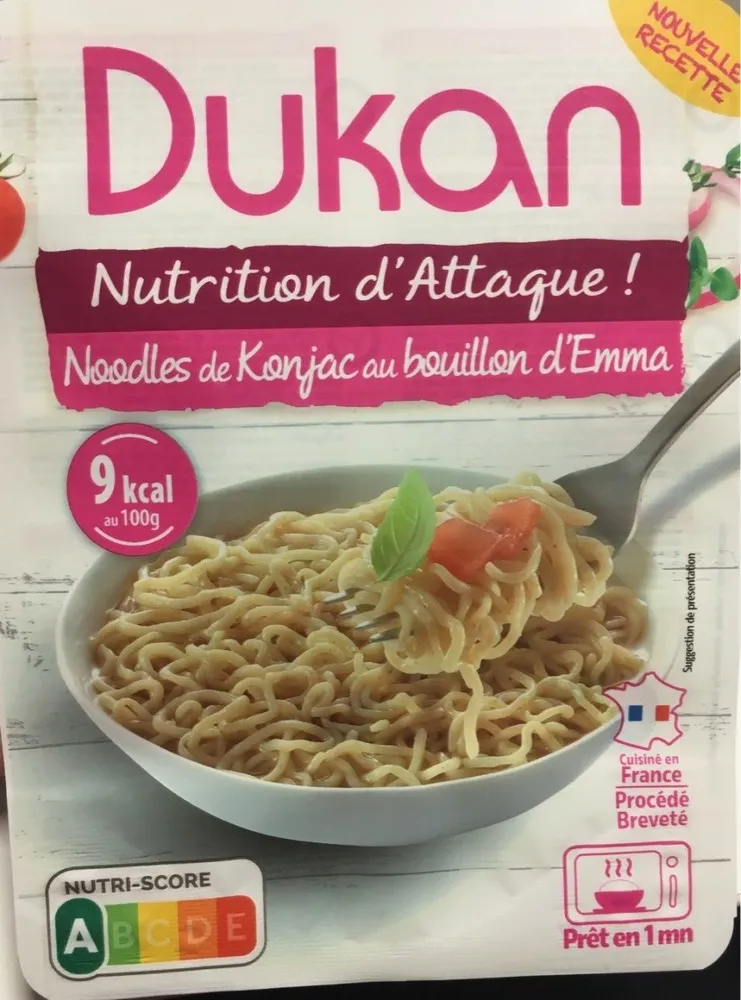 Noodles de konjac au bouillon d'Emma