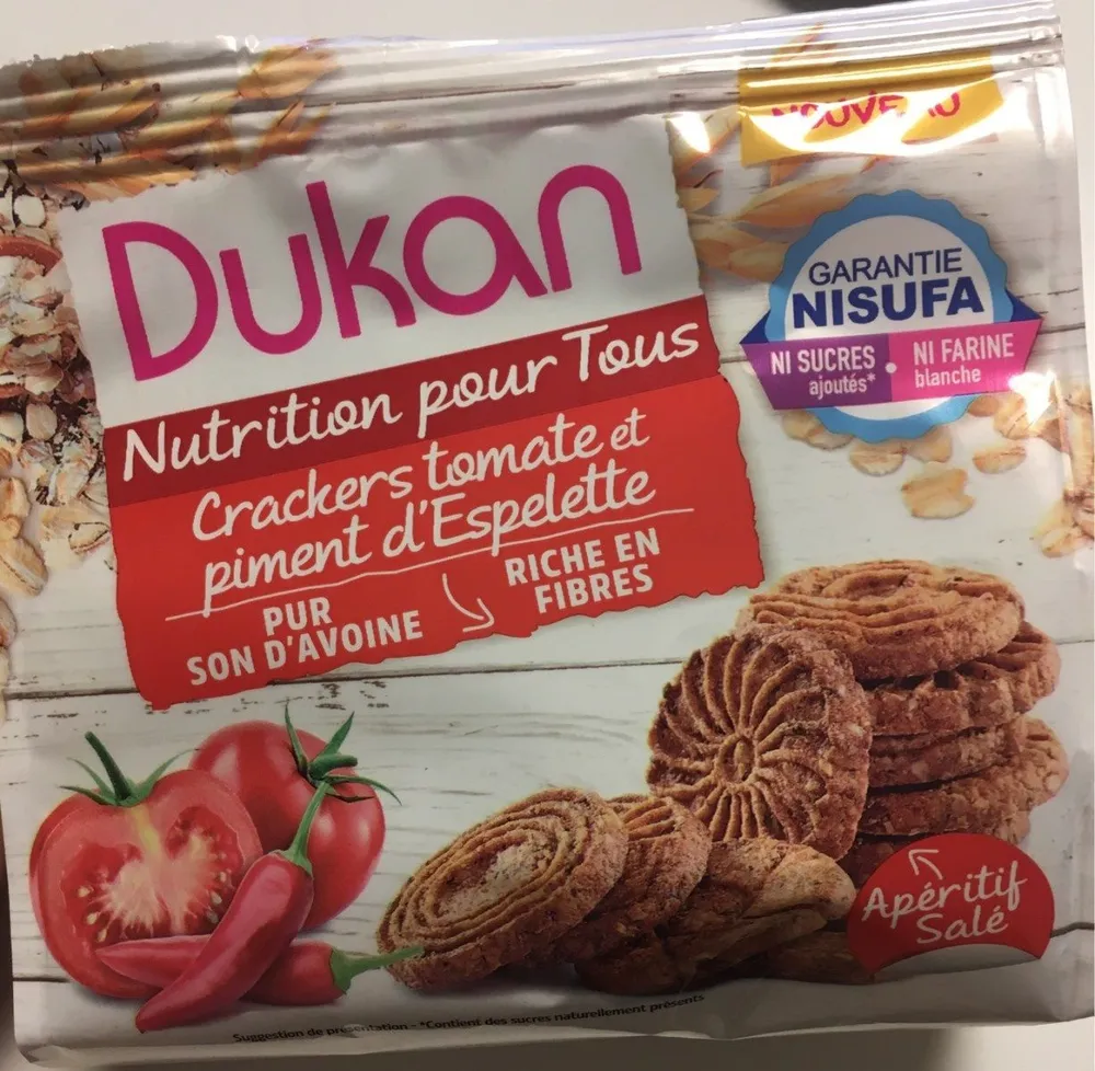 Crackers tomate et piment d'Espelette