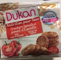 Crackers tomate et piment d'Espelette