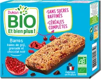 Barres baies de gogi, grenade et chocolat noir