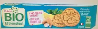 Biscuits bio citron amande et chocolat noir