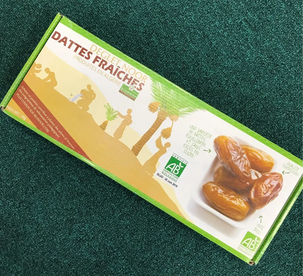 Dattes deglet nour Biologiques d’Algerie
