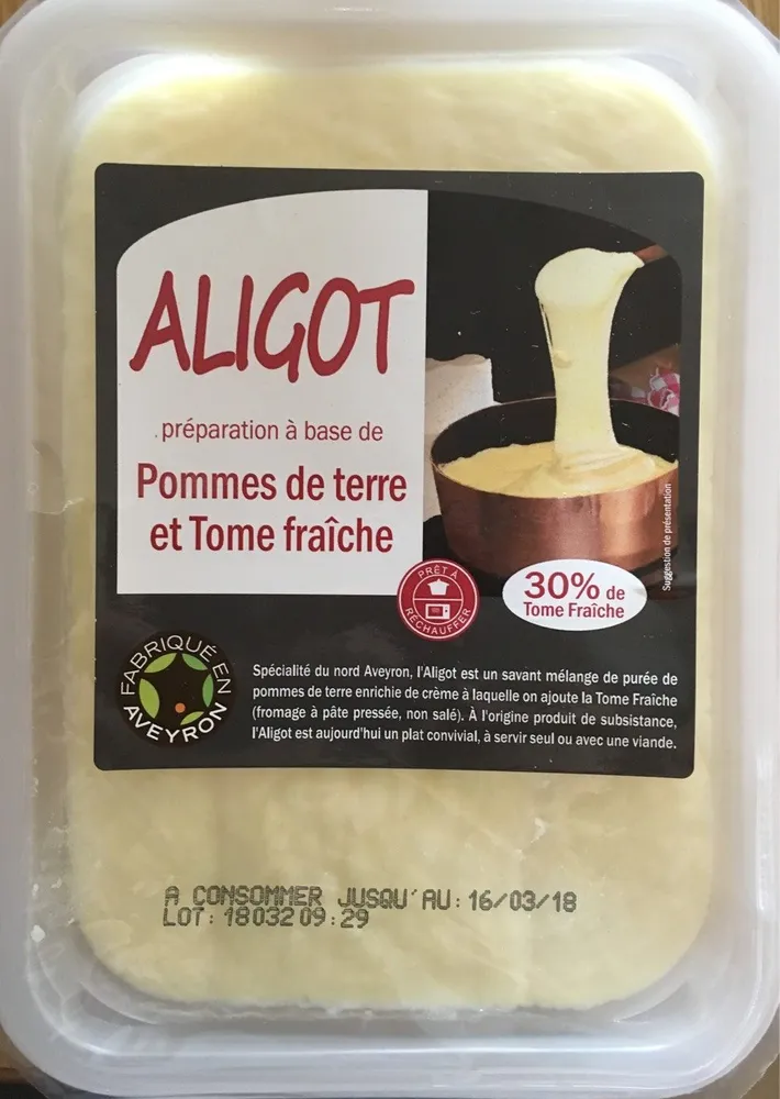 Aligot - Pommes de terre et tome fraîche