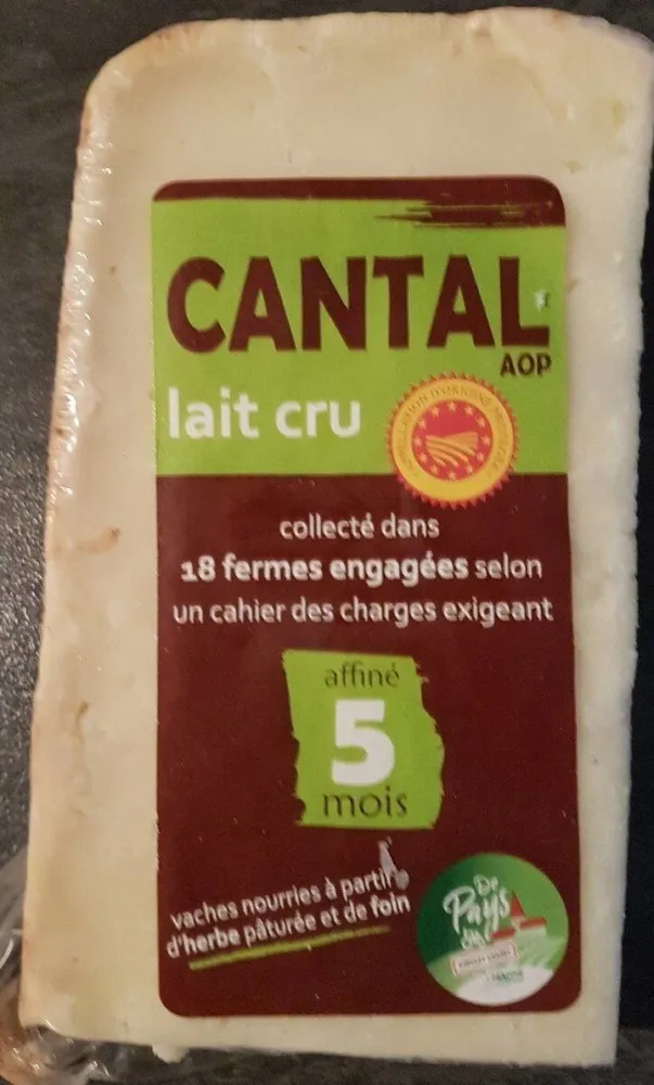 Cantal lait cru AOP