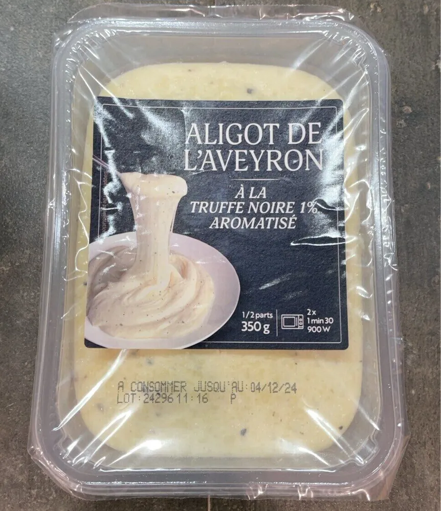 Aligot de L’Aveyron à la Truffe Noir
