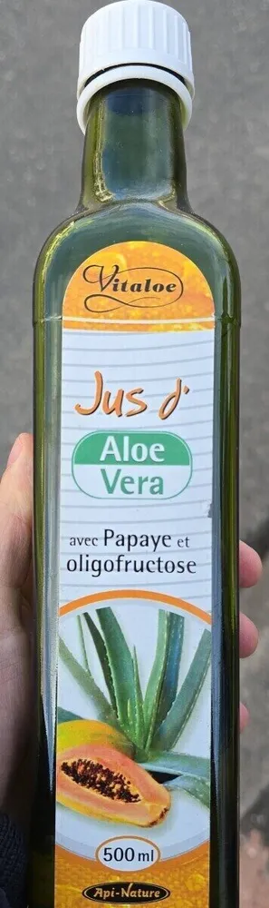 Jus d'Aloe Vera avec Papaye et oligofructose