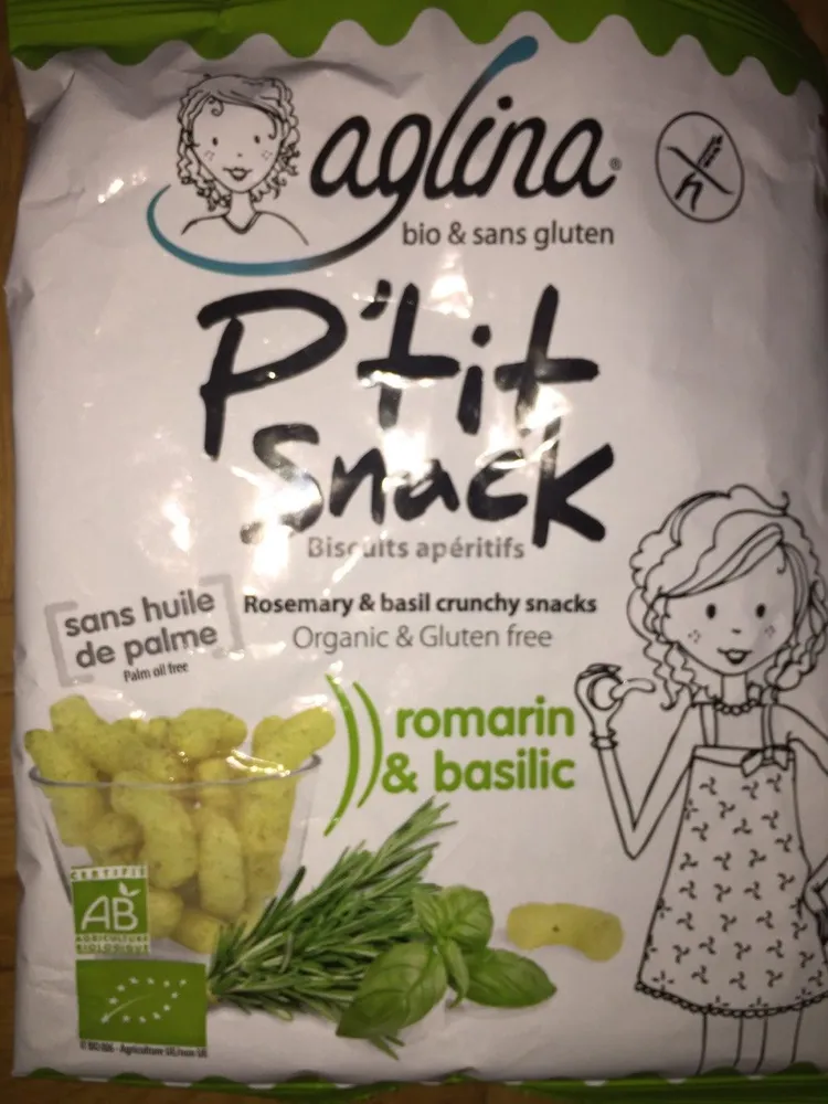 P’tit snack - Biscuit apéritifs romain & basilic