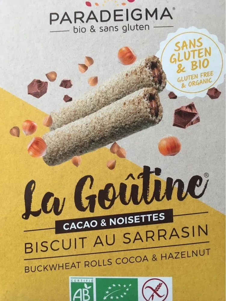 Goûtine au Sarrasin cacao noisettes