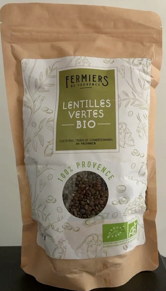 Lentilles vertes bio