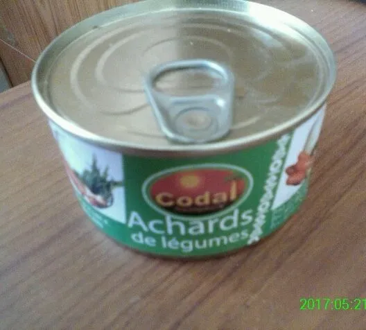 Achard de légumes