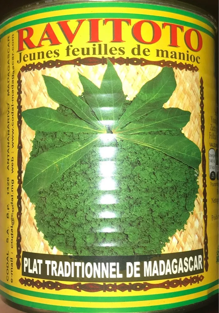 Jeunes feuilles de manioc