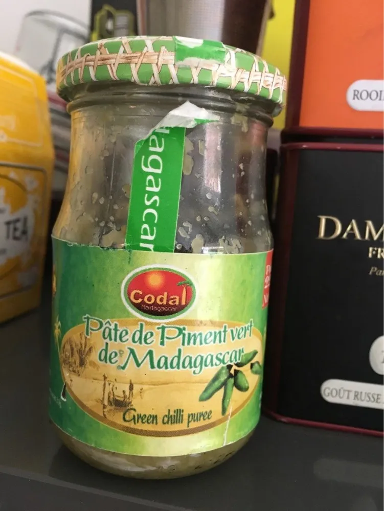 Pate De Piment Vert De Madagascar Codal